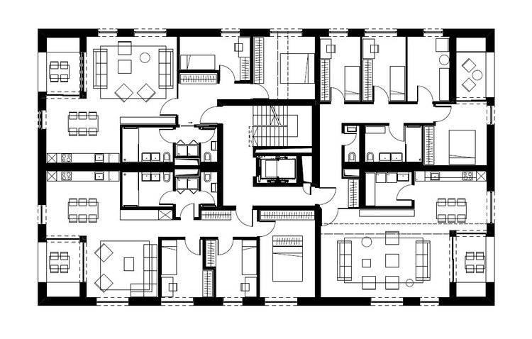 Multi Apartment Building M 9